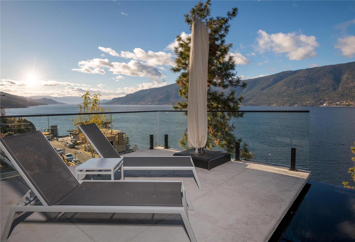 The Okanagan is renowned for its warm, balmy summers with over 1900 hours of sunshine annually. What better place to soak up the sun than on a private patio overlooking Lake Okanagan?

📷: 1524 Marble Ledge Drive | $2,998,000
