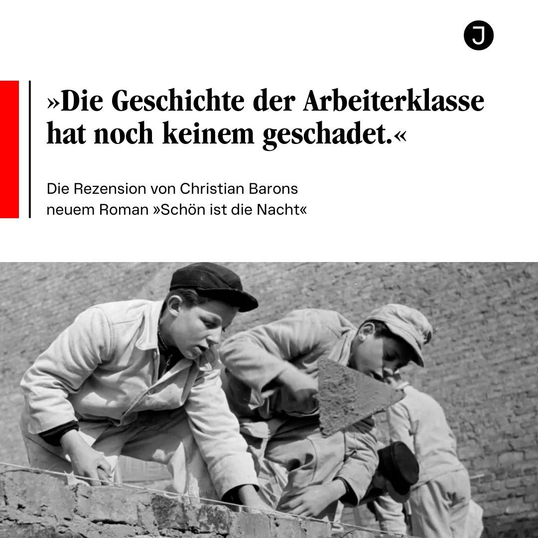 Jacobin Magazin (@jacobinmag_de) on Twitter photo Christian Baron bricht in seinem seinem neuen Roman mit bundesrepublikanischen Mythen und zeigt die westdeutsche Nachkriegsgesellschaft aus Sicht der Arbeiterklasse.
Zur Rezension von Louisa <a href="/m_ei_er/">Louisa Meier</a>: jacobin.de/artikel/erzahl…
𝘍𝘰𝘵𝘰: 𝘐𝘔𝘈𝘎𝘖 / 𝘧𝘳𝘰𝘯𝘵𝘢𝘭𝘷𝘪𝘴𝘪𝘰𝘯 Christian Baron bricht in seinem seinem neuen Roman mit bundesrepublikanischen Mythen und zeigt die westdeutsche Nachkriegsgesellschaft aus Sicht der Arbeiterklasse.
Zur Rezension von Louisa <a href="/m_ei_er/">Louisa Meier</a>: jacobin.de/artikel/erzahl…
𝘍𝘰𝘵𝘰: 𝘐𝘔𝘈𝘎𝘖 / 𝘧𝘳𝘰𝘯𝘵𝘢𝘭𝘷𝘪𝘴𝘪𝘰𝘯