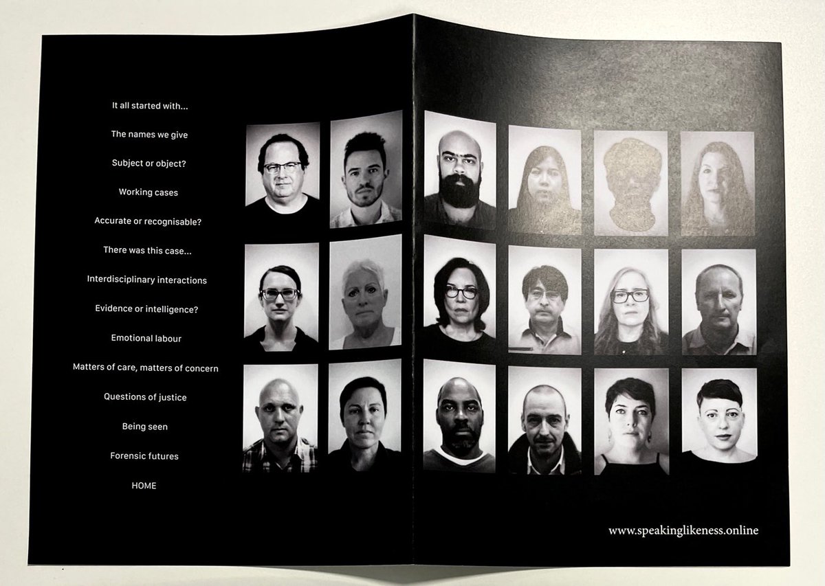 timwidden's tweet photo. Pleased to participate in Dr Kathryn Smith‘s @serialworks research project ‘Speaking Likeness’ along with some legendary fellow forensic artists! Shown at #IACI2022 https://t.co/N2x43Tac5i