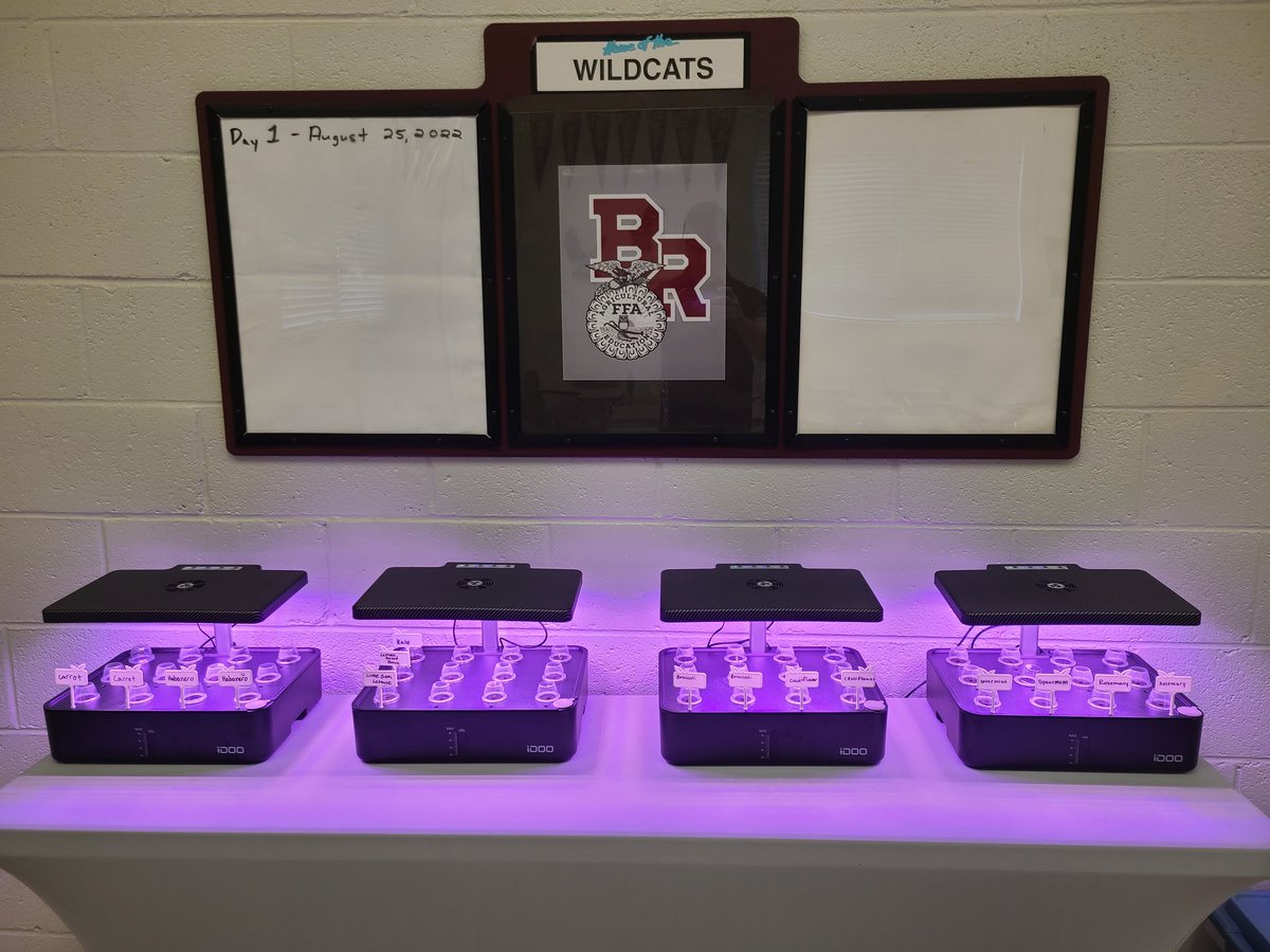 BenRussellFFA's tweet photo. Agriscience students have planted the seeds for their fall crops that will be grown in our new table hydroponics systems. Seeds should start to germinate next week. Follow along to see their growth and development over the next few weeks.
#learningtodo #doingtolearn @ALEXCITYCTE https://t.co/Mxv0m2bltx