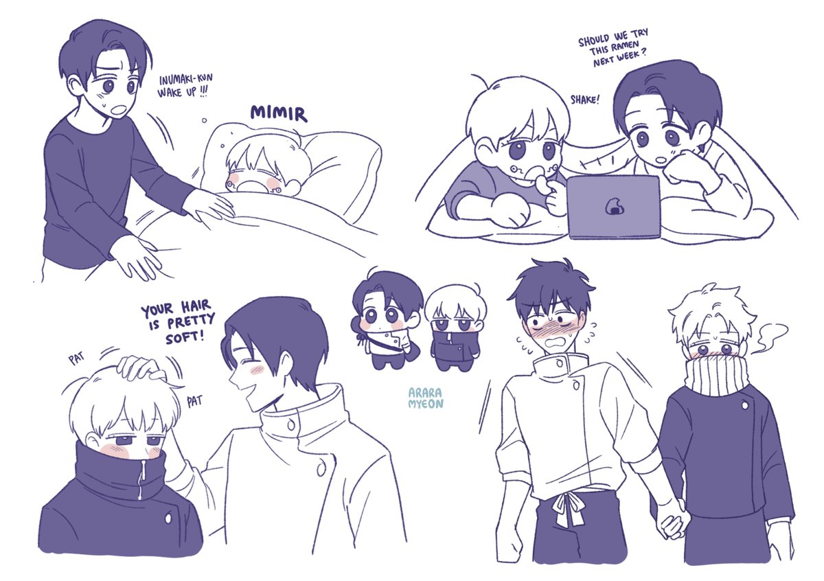 araramyeon's tweet image. ottoge doodle compilation #乙棘 #呪術廻戦