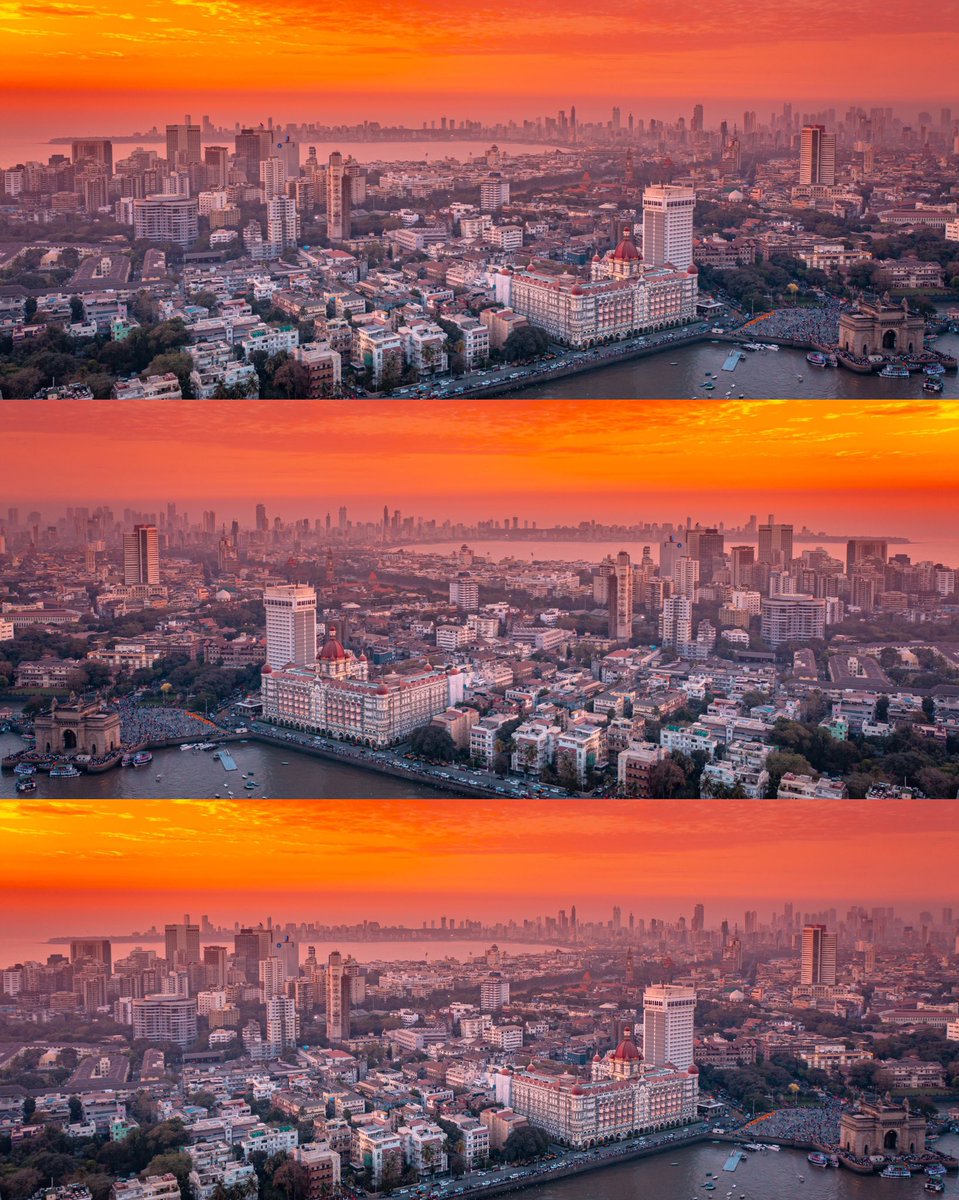ompsyram's tweet photo. I took a photo of the Mumbai skyline  at Sunset https://t.co/GlkYZ5FYFJ