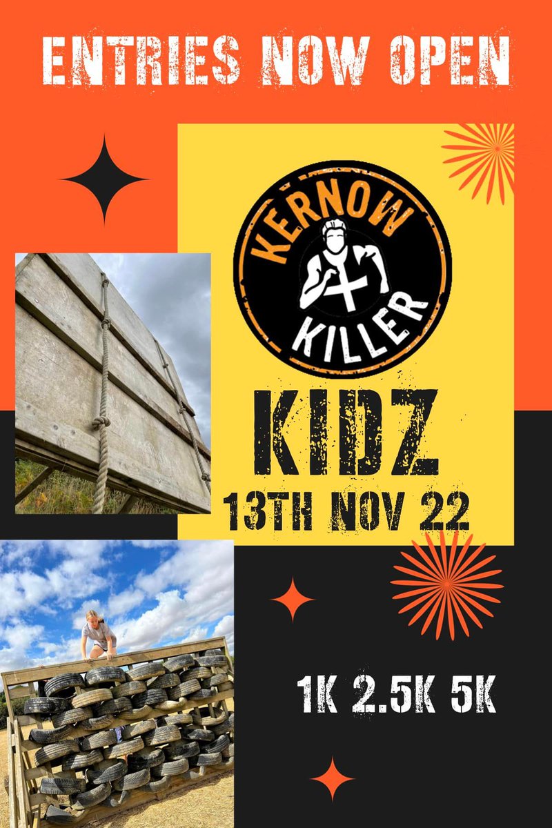 Did you know we are doing a kids event this November? Surprise! Enter now: sientries.co.uk/event.php?elid…

#KernowKiller #endurance #challenge #kidsrace #FinishingIsEverything #Cornwall
