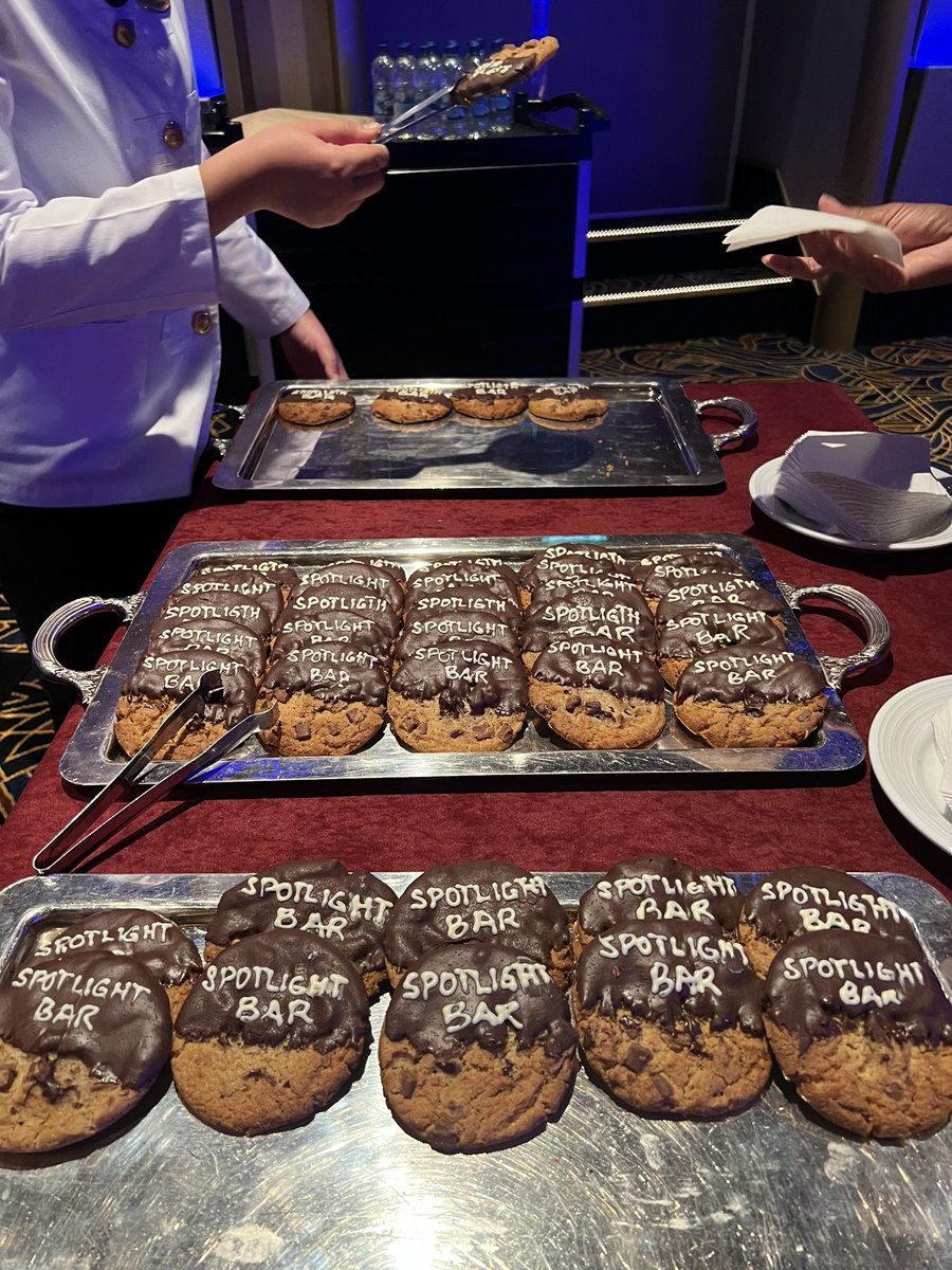 What a lovely day to be onboard the beautiful #EnchantedPrincess for the Spotlight Bar show preview!