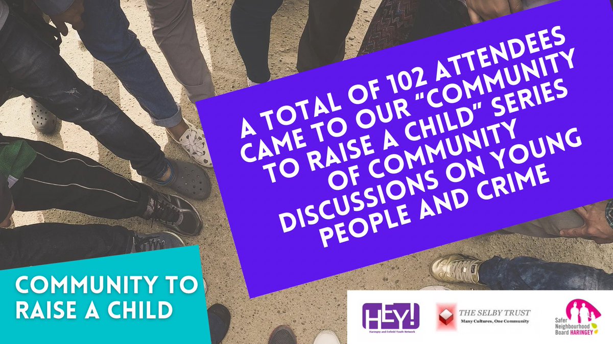 Our “Community to Raise a Child” project has now ended. 

Over last 6 months we have had over 100 attendees at our community discussions on young people and how vulnerable they are to criminality + serious youth violence.