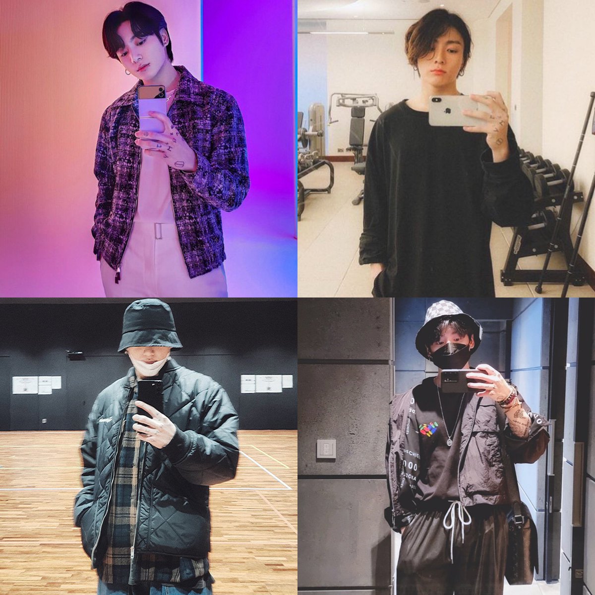 dreamjeons's tweet photo. jungkook's mirror selfies with that one hand in his pocket <3 https://t.co/0Y1s3lGcfb