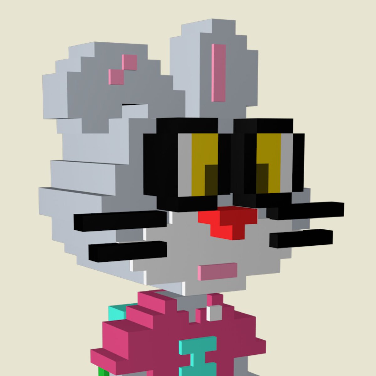 zhuke_net's tweet photo. #rabbit #tiger #3d #nft #nfts https://t.co/l3biOSVc01