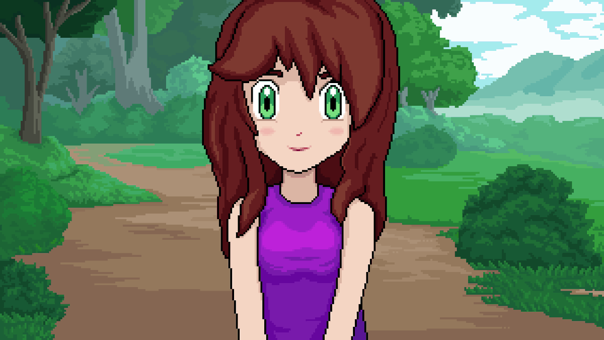 16bitatom's tweet photo. Some chose to battle, others chose to make friends.

The other day, I met Celena. She works at the nearest hospital and loves to take care of injured monsters! https://t.co/kUDZwPUn3o