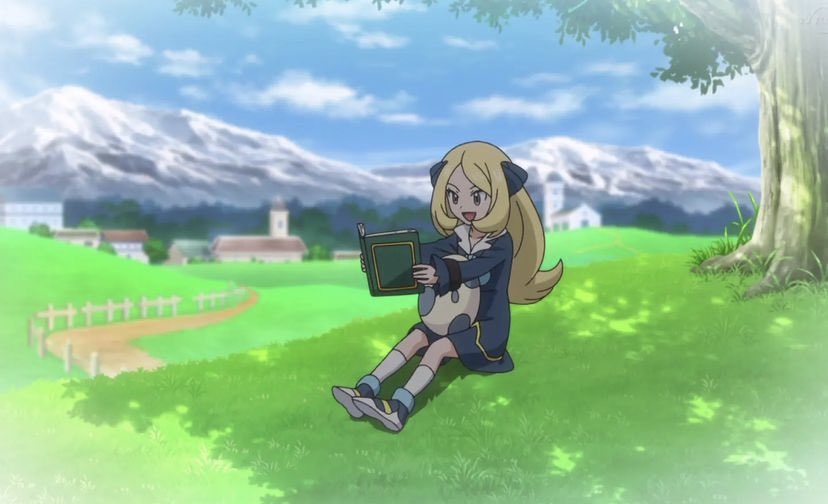 PokemonGems's tweet photo. Cynthia raising her Gible https://t.co/3w7gTpcBB1