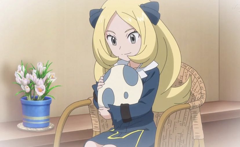 PokemonGems's tweet photo. Cynthia raising her Gible https://t.co/3w7gTpcBB1
