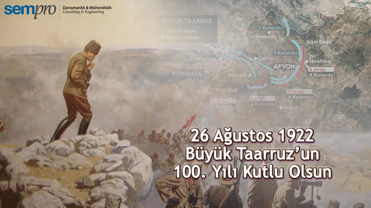 SemproLtd's tweet photo. Ulusumuzun milli mücadele sürecindeki en büyük adımı; Büyük Taarruz zaferinin 100. Yıl dönümünde Başkomutan Mustafa Kemal Atatürk ve silah arkadaşlarını saygı ve minnetle anıyoruz…
#Sempro #26Ağustos1922 #MustafaKemalAtatürk https://t.co/ApxZzakitF