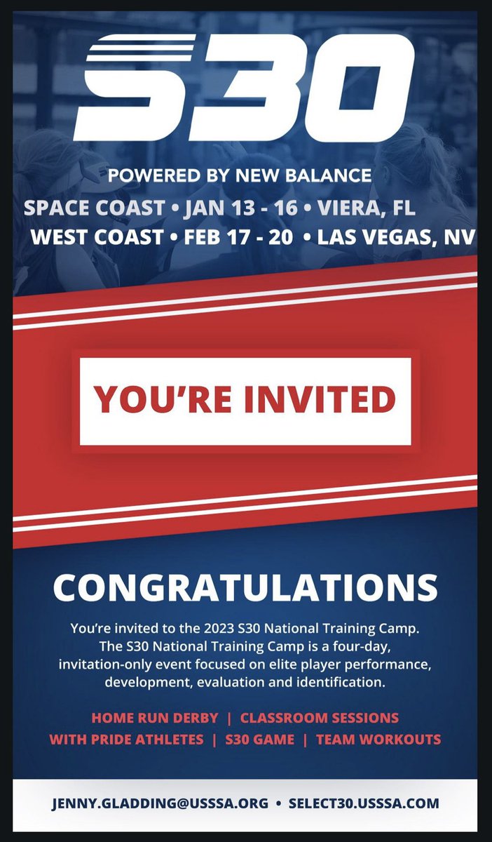 cclaybrooks13's tweet photo. Thank you @USSSAFastpitch for the invite. It’s an honor to be chosen 😁. @FuryPlatinum @FPJimmerson @LegacyLegendsS1 @Los_Stuff @ExtraInningSB @QrRecruiter @SoftballConnect @TAProfileAPP @D1Softball @SoftballDown https://t.co/CSbugo4cvD