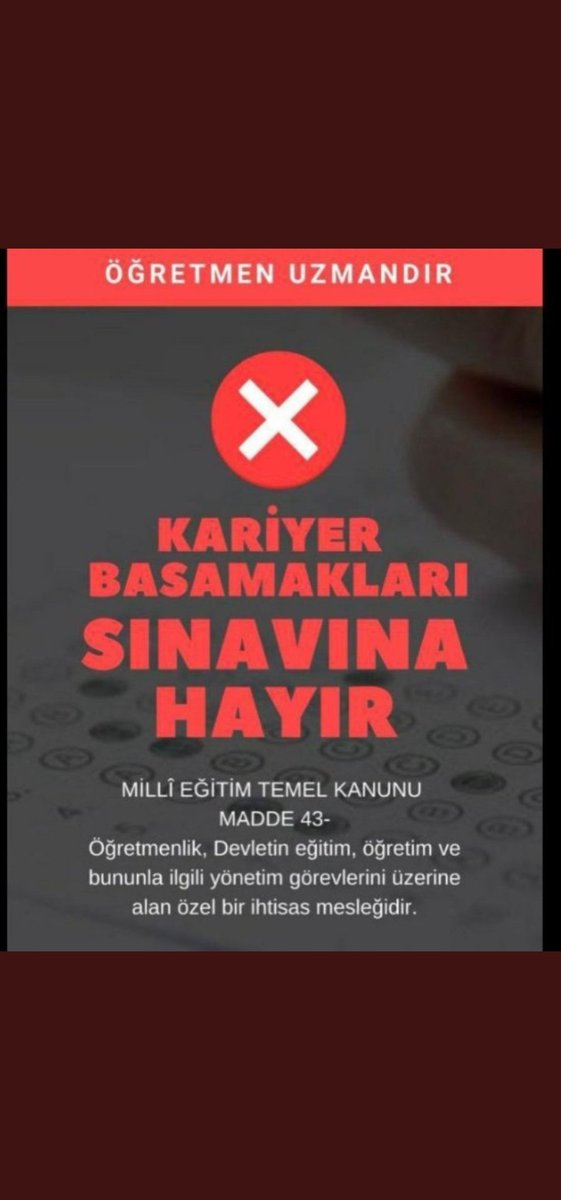 Bi polis olarak ülkede en cok deger görmesi gereken, en iyi şartlarda yasaması gereken öğretmenlerimizin yanındayım #öğretmenlerunutmayacak
#VakıfEGMpromosyonuyenile