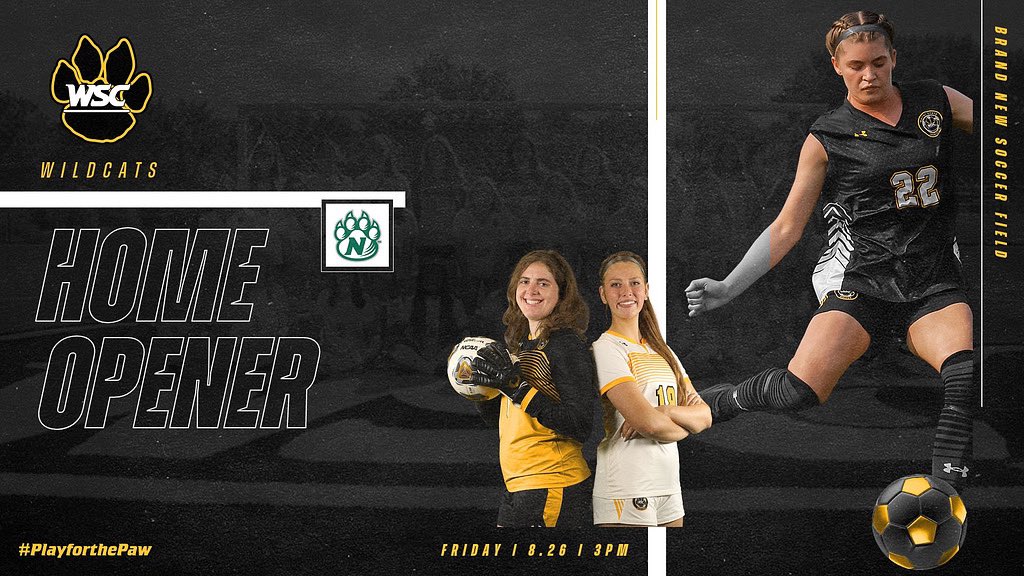 wscwildcats's tweet photo. Game Day for @WayneStSoccer!

Come check out the ‘Cats on their brand NEW turf field!

3pm. https://t.co/rT1OptzN6z