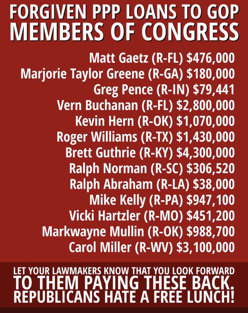 DsaJohnson's tweet photo. @GregPenceIN don't complain about having $10k in student loans forgiven when you had a handout of 7x that amount. When we all know you could've  easily paid that https://t.co/YbnHX2t6Kz