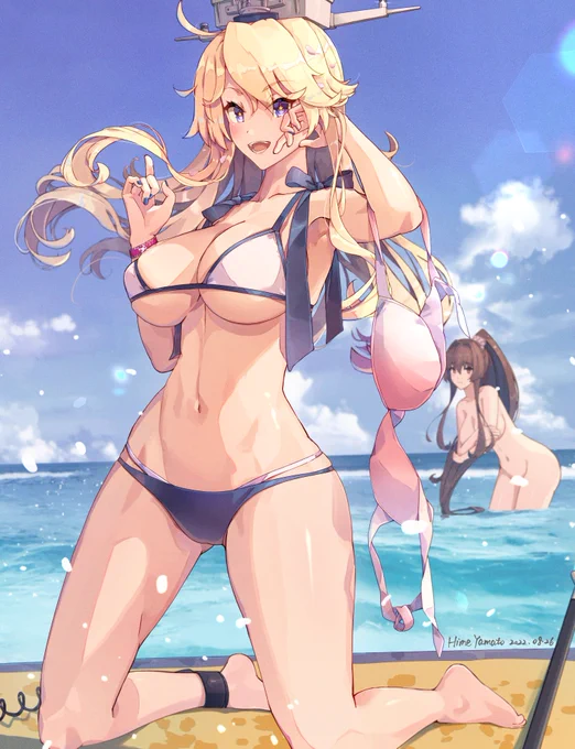 Iowa 艦これ#進水日 #アイオワ進水日 