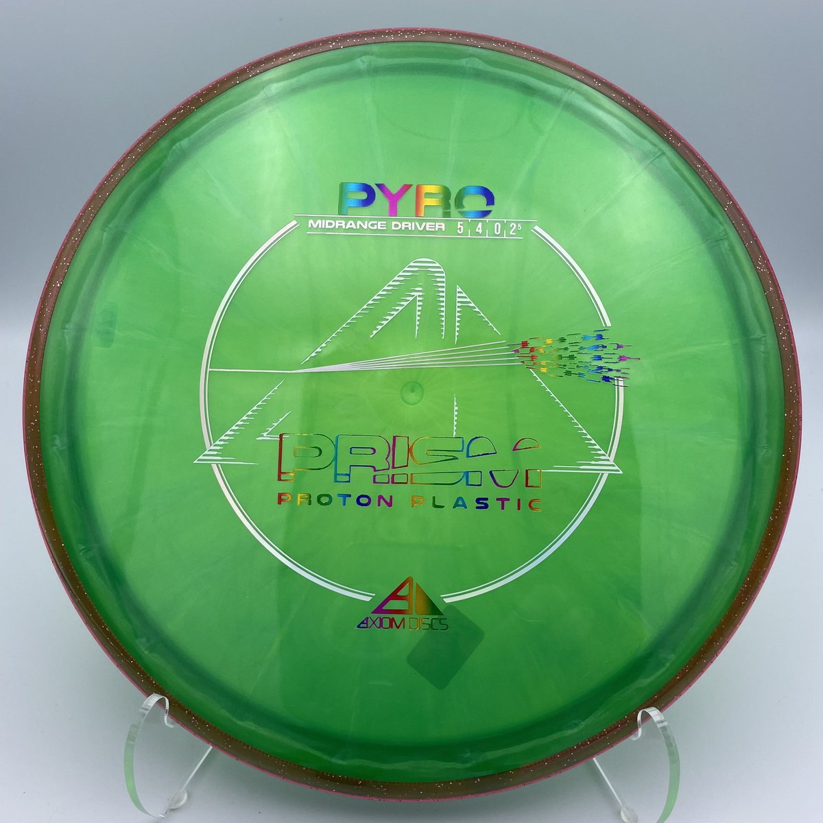 disc_ran's tweet photo. Axiom Prism Pyros belong in every players bag for all those shots that need a consistent fade without a rollaway! #discgolf #randiscgolf #axiom #axiomdiscs #pyro #discgolflife https://t.co/FrarUQH5yr