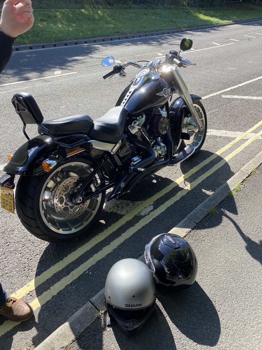 ninajane1's tweet photo. Just what the doctor ordered, things always look better through the visor of a helmet 👊🏻@Mattb46 https://t.co/ew1S7qfy0j