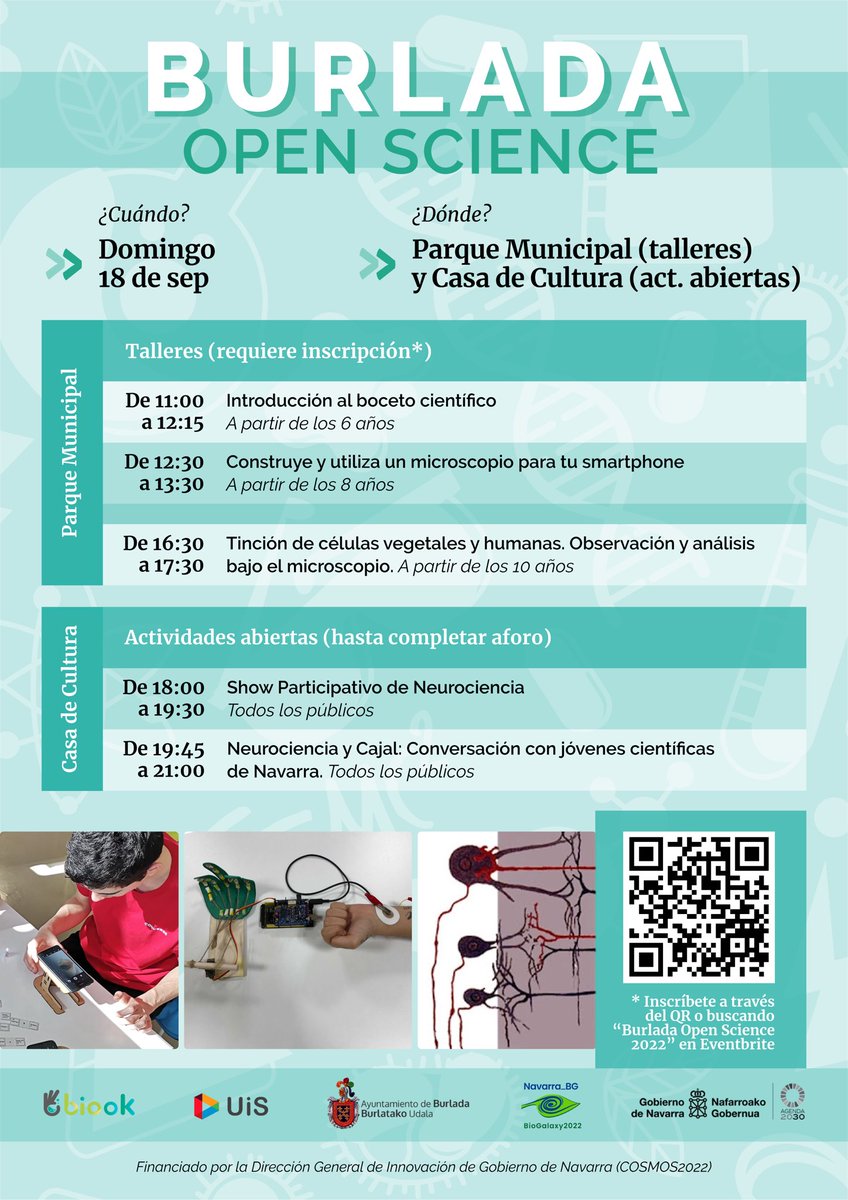 Unidad de Innovación Social Navarra (@uis_navarra) on Twitter photo 𝐂𝐢𝐞𝐧𝐜𝐢𝐚 𝐂𝐢𝐮𝐝𝐚𝐝𝐚𝐧𝐚 𝐜𝐨𝐧 𝐂𝐚𝐣𝐚𝐥
en Burlada #UiS_AMETS
Inscripciones:
eventbrite.es/e/entradas-bur…
<a href="/biook_org/">Biook & BiookLab</a> <a href="/Navarra_BG/">Navarra_BG</a> <a href="/AytoBurlada/">Burlada - Burlata</a> <a href="/noticiasgob_na/">Noticias / Berriak - Gobierno de Navarra</a> 𝐂𝐢𝐞𝐧𝐜𝐢𝐚 𝐂𝐢𝐮𝐝𝐚𝐝𝐚𝐧𝐚 𝐜𝐨𝐧 𝐂𝐚𝐣𝐚𝐥
en Burlada #UiS_AMETS
Inscripciones:
eventbrite.es/e/entradas-bur…
<a href="/biook_org/">Biook & BiookLab</a> <a href="/Navarra_BG/">Navarra_BG</a> <a href="/AytoBurlada/">Burlada - Burlata</a> <a href="/noticiasgob_na/">Noticias / Berriak - Gobierno de Navarra</a>
