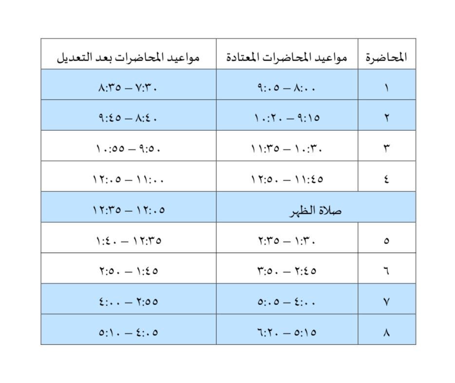 ksu438's tweet photo. مواعيد بدء محاضرات طالبات السنة الأولى المشتركة 
#جامعة_الملك_سعود https://t.co/SwiuKiUUs6