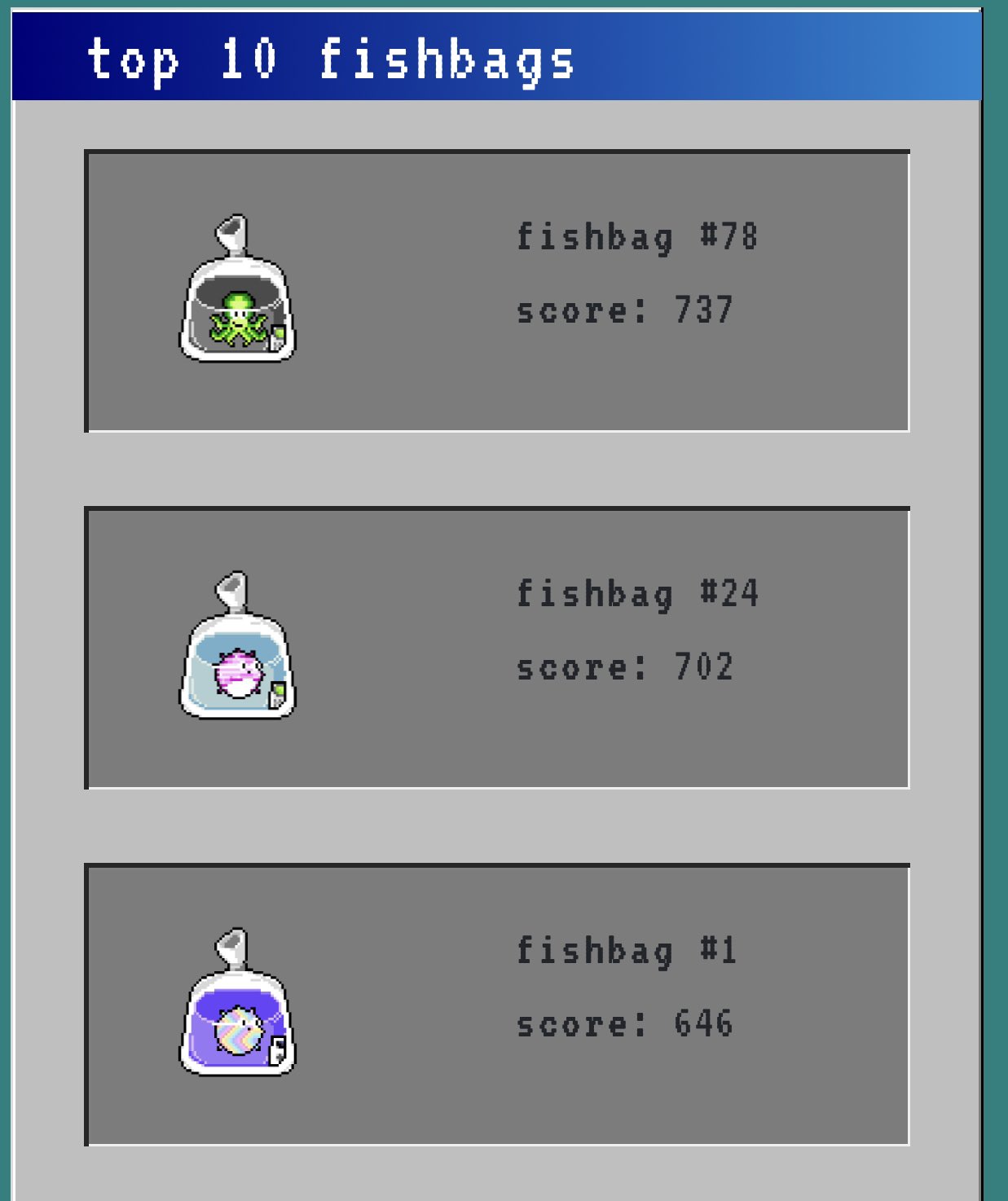 fishbags.lol (@fishbagsnft) / X