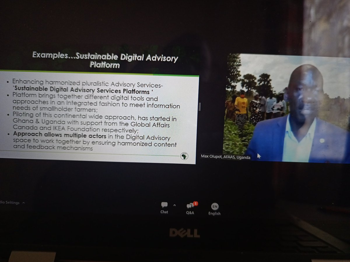 RChapots's tweet photo. Sustainable Digital Advisory Platforms Model of @farmradio presented by @MaxOlupot5 @afaasinfo at #TICAD8 as a case study on multidimensional digital extension services in #Africa @CanadaDev @IKEAFoundation @FarmRadioGh @SAA_africa https://t.co/REk9V91Sv0