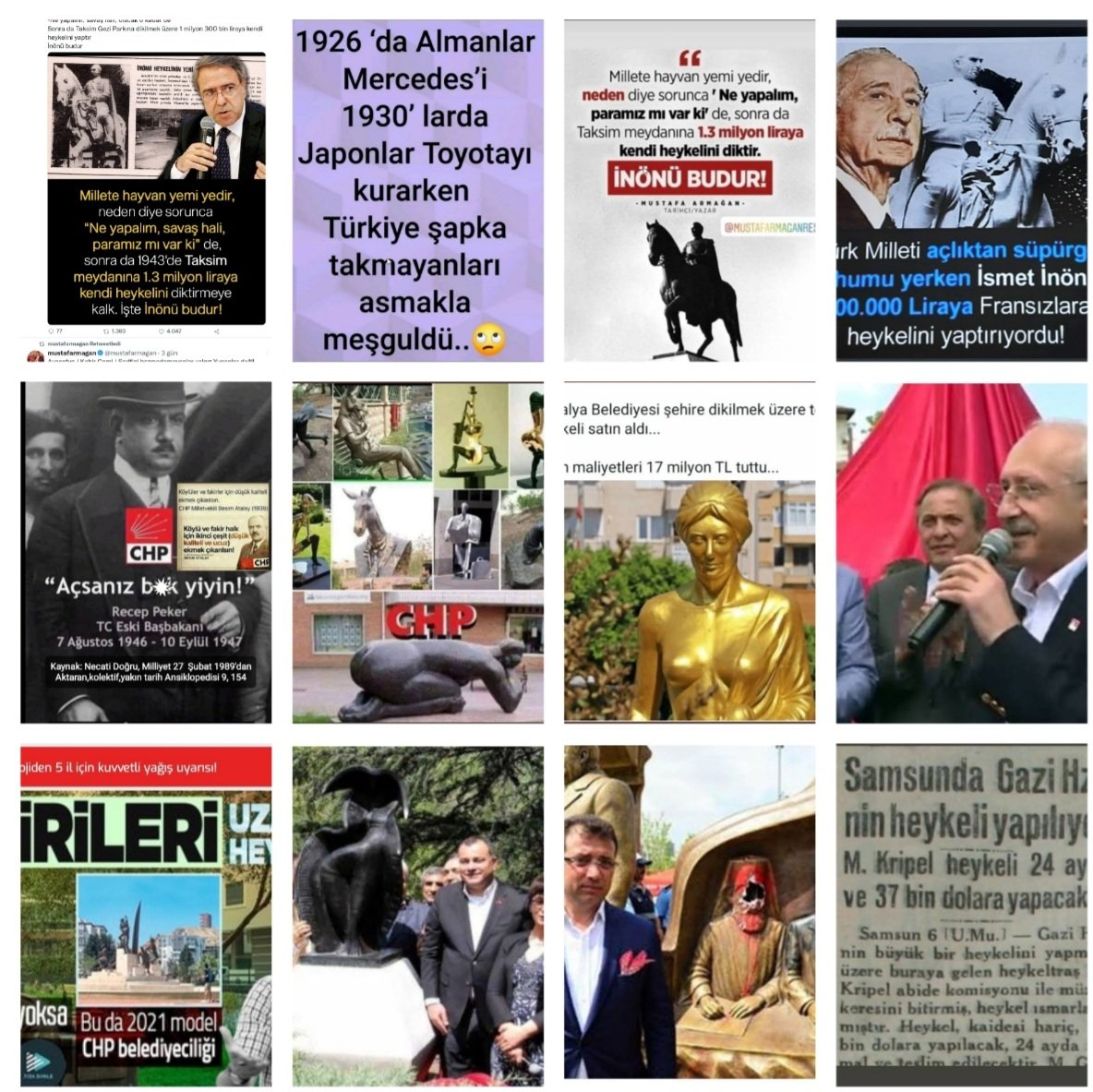 millibeka06's tweet photo. EY #CHP,AB UZAYA GİDERKEN SİZLER BU ÜLKEDE ADAM ASMAKLA VE HEYKEL YAPMAKLA MEŞGULDUNUZ
BU HEYKELLERE VERDİĞİNİZ PARALARLA BİR TANE UÇAK FABRİKASI KURABİLİRDİNİZ
TÜRKİYE AVRUPA'NIN 50 SENE GERİSİNDE OLMASININ SEBEBİ SİZLERSİNİZ
DARAĞACINDAN BAŞKA BİR TANE DİKİLİ AĞACINIZI VAR MI https://t.co/A5tnQz1LOl