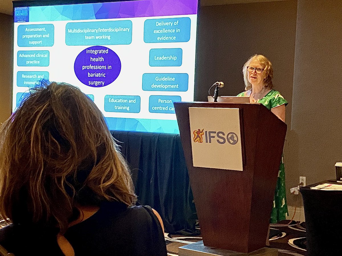 Mary O’Kane presenting an excellent progressive agenda for Integrated Health at IFSO 2022 Miami
#ifso2022 #IFSOmiami2022 #ifso