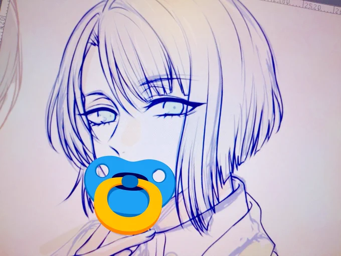 ラフもあれば線画済んでるのもあるけど描きかけ松だけでこれだけ(たぶんまだ)あるのだけど同時進行しか出来ないから1枚も仕上がらない今日どれ進めよう 