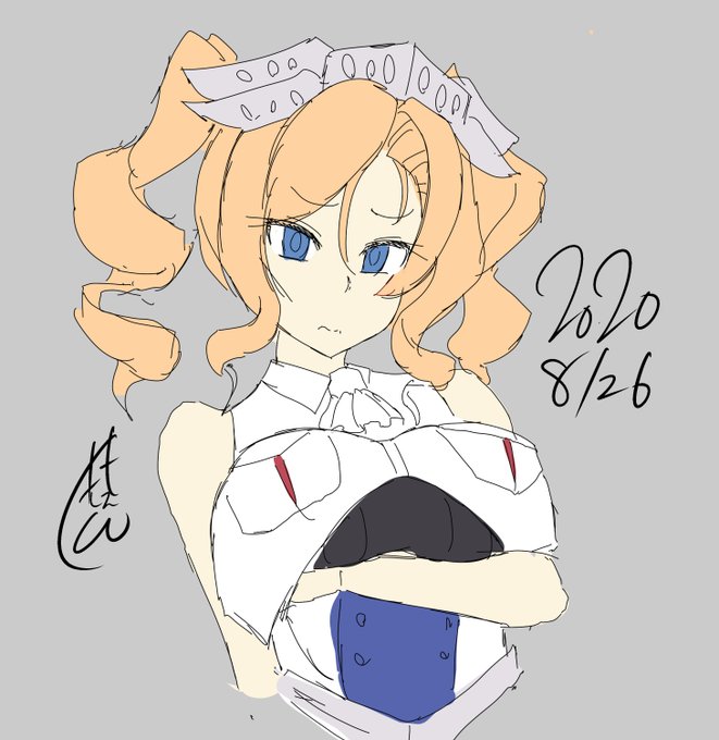 #艦これ版深夜の真剣お絵描き60分一本勝負
#艦これ版真剣お絵描き60分一本勝負_20220826 