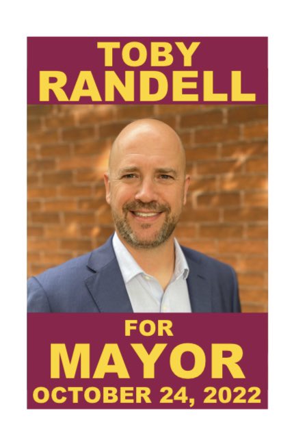 CPMayorRandell's tweet photo. The campaign season has started.
#CarletonPlace #Politics #Mayor https://t.co/TQ6eDGaFNA