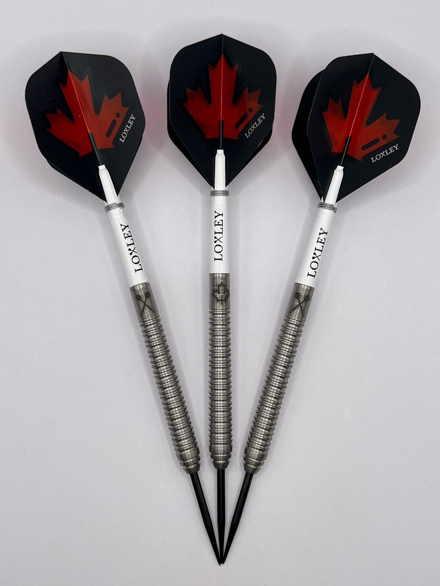 LoxleyDarts's tweet photo. 🍁 John Part Darts 🍁

Some more images from the Loxley Darts Summer Launch 2022.

26g – Length 54.6mm – Max Width 7.1mm
24g – Length 54.6mm – Max Width 6.7mm
22g – Length 54.6mm – Max Width 6.3mm

#darts #johnpart #loxley #loxleydarts #Canada #darthmaple @DarthMaple180 https://t.co/W04Lm4FBKE