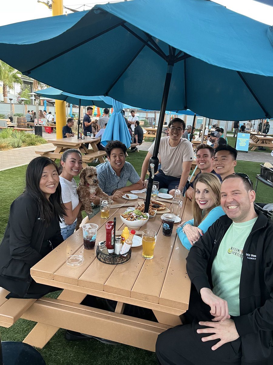 UCI_Neurorads's tweet photo. Thursday night dinner with our residents and one of our beloved neurosurgery colleagues! #neuroftw #brainteam @UCIradres @UCINeurosurgery 🧠⚡️ https://t.co/SSwDh5Y02T