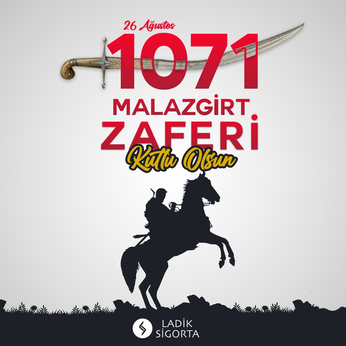 Malazgirt Zaferinin 951. yılında bize bu toprakları vatan yapan kahraman ecdadımızı rahmet ve minnetle yad ediyoruz.

#sultanalparslan #malazgirt #malazgirt1071 #MalazgirtZaferi  #LadikSigorta