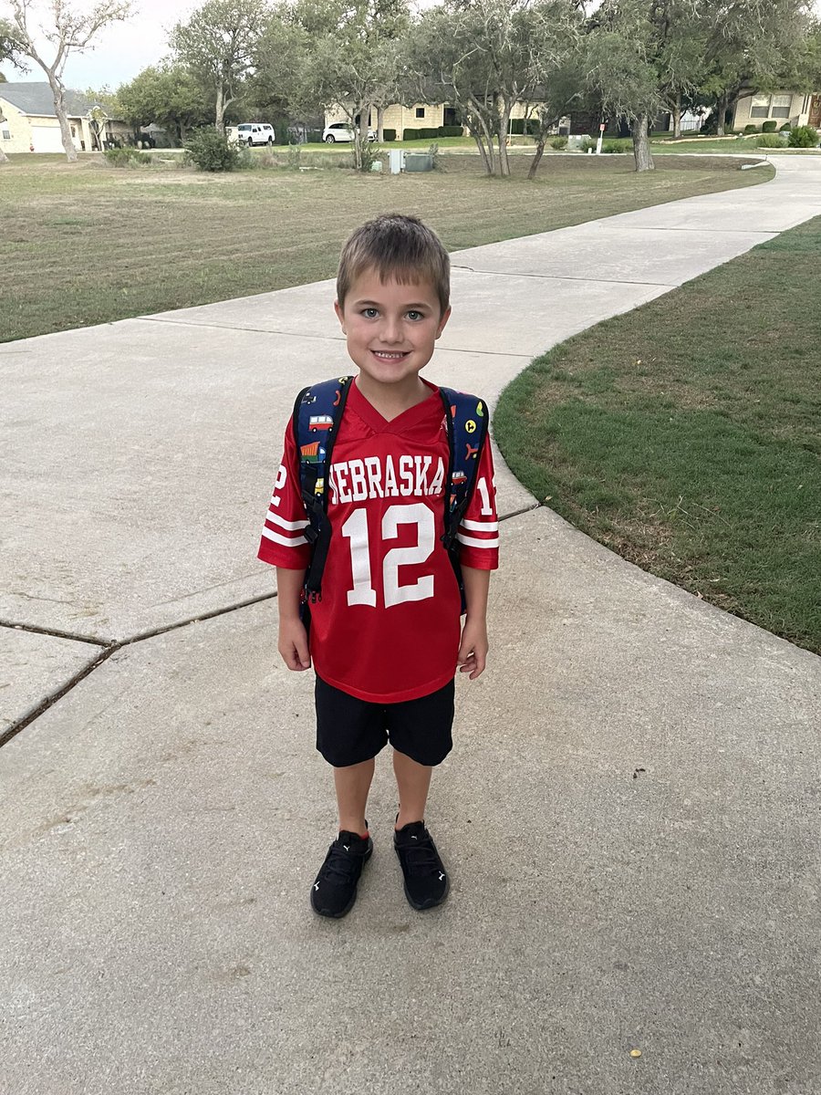 Rocking the Husker Red! #GBR #Huskers