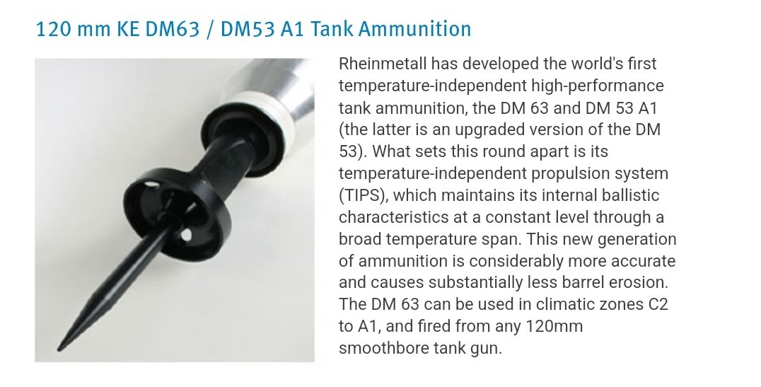 CorporalFrisk's tweet photo. #Finland getting 120 mm rounds for #Leopard2-fleet to "complement capability in #MBT duel situations" from @RheinmetallAG. Safe to assume you'll find the culprit below. #APFSDS (-T to be precise 😎) #turpo=#säkpol https://t.co/cjB7xa1Iwr