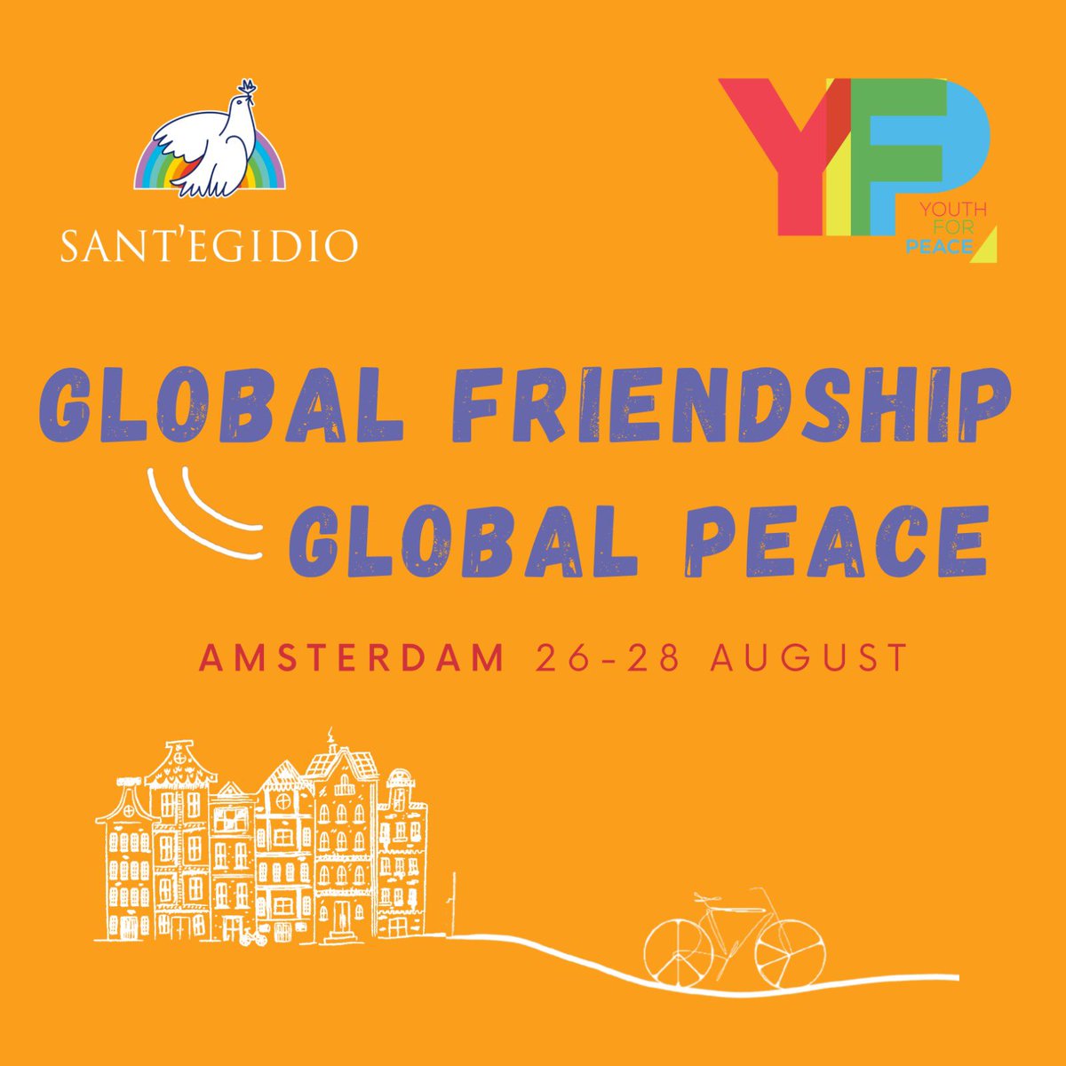 Giovani per la Pace (@gxlapace) on Twitter photo Inizia il #GlobalFriendship2022 dei Giovani per la pace di tutta #Europa ad #Amsterdam.
“Rock ‘n Roll for peace” e tutto è pronto.
Si può sognare la #pace in tutto il mondo.
<a href="/santegidionews/">Comunità di Sant'Egidio</a>
<a href="/gxlapace/">Giovani per la Pace</a> Inizia il #GlobalFriendship2022 dei Giovani per la pace di tutta #Europa ad #Amsterdam.
“Rock ‘n Roll for peace” e tutto è pronto.
Si può sognare la #pace in tutto il mondo.
<a href="/santegidionews/">Comunità di Sant'Egidio</a>
<a href="/gxlapace/">Giovani per la Pace</a>