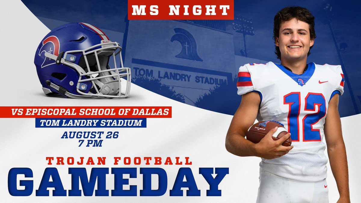 It’s finally GAME DAY‼️ Join us tonight for our season opener and MS Night! #TrojanPride