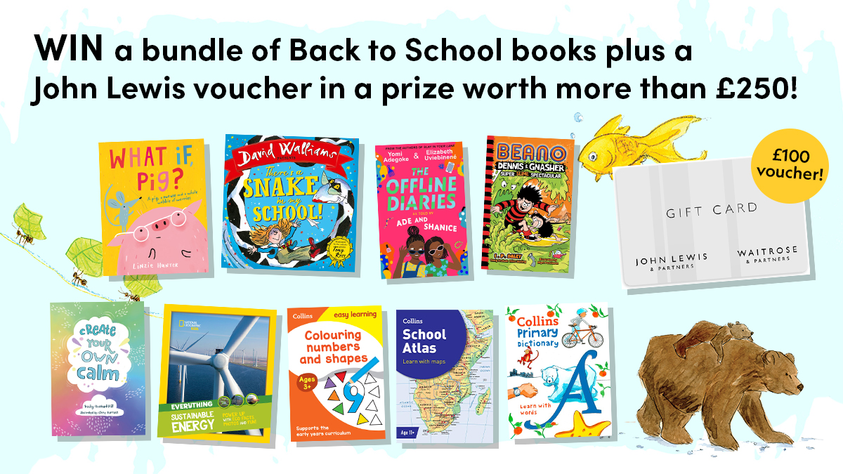 Have you entered our amazing #BackToSchool competition yet? With books from @Collins4Parents @HarperCollinsCh and @FarshoreBooks as well as a £100 John Lewis voucher, you won't want to miss out! Enter now: ow.ly/shnB50KsXQf #CollinsBackToSchool #Parenting