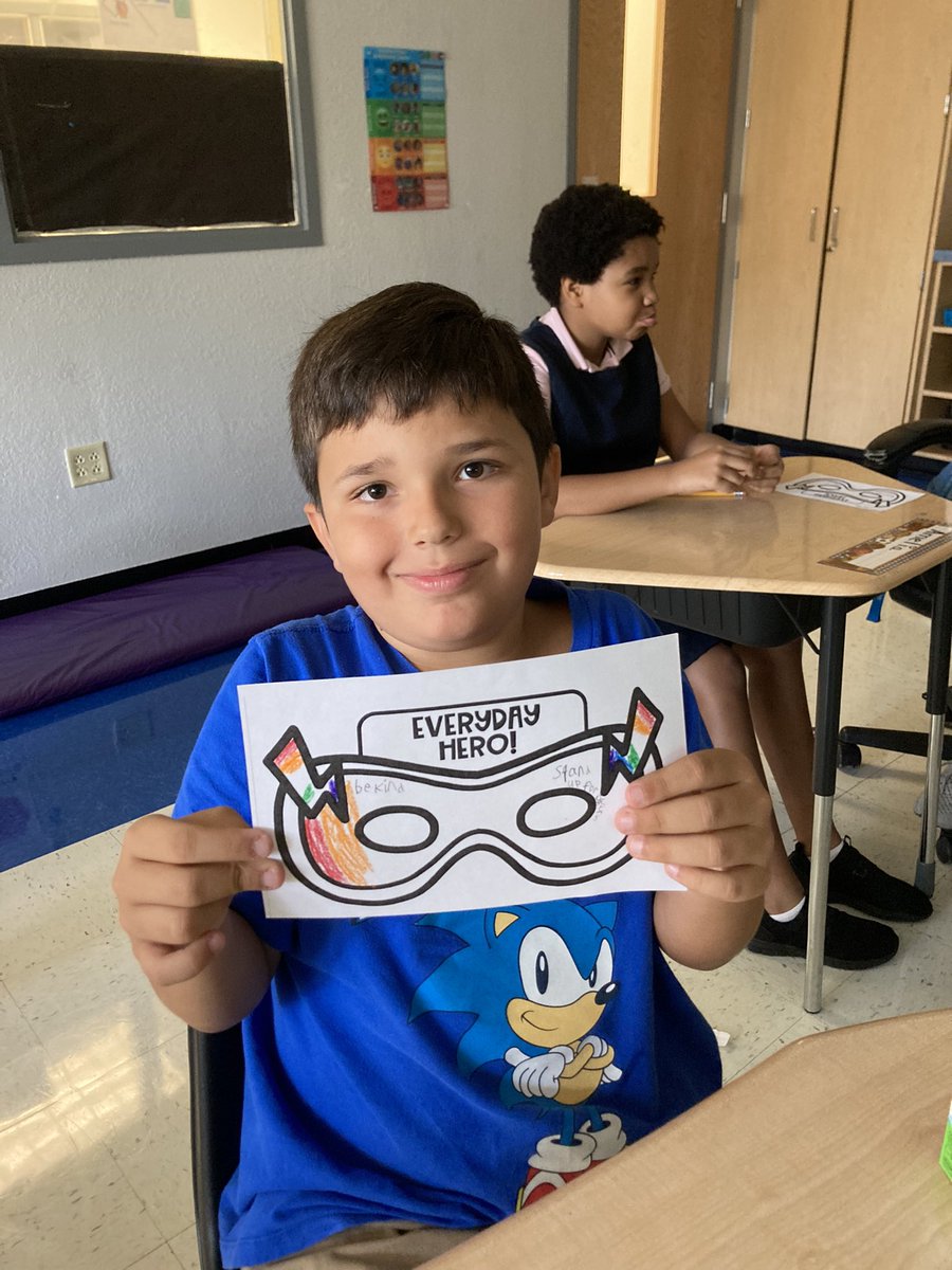 Mrs_Lefever's tweet photo. Got to visit Mr. Ron’s class this morning and hangout with these everyday hero’s!  🦸 @MDE_Stars  

They are ready be hero’s at school by choosing kindness, standing up for others, and being responsible!! ⭐️⭐️⭐️ https://t.co/n4bLIGMJxp