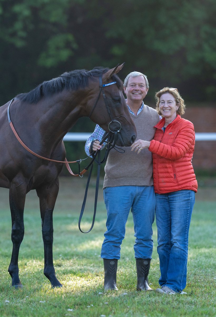 RacingPost's tweet photo. Baaeed is a part of the Haggas family 💙 https://t.co/o9pjJmjRMn