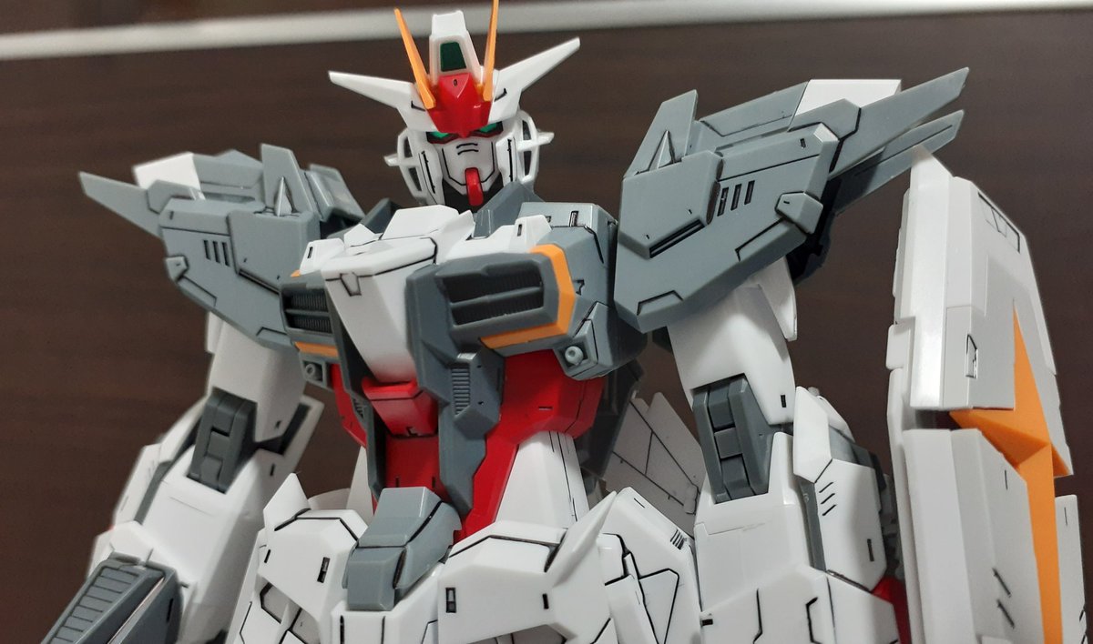 エクスインパルス本体ようやくここまで組上がった…
あとはエクスシルエットだけだがこれだけでも中々いい感じだ 