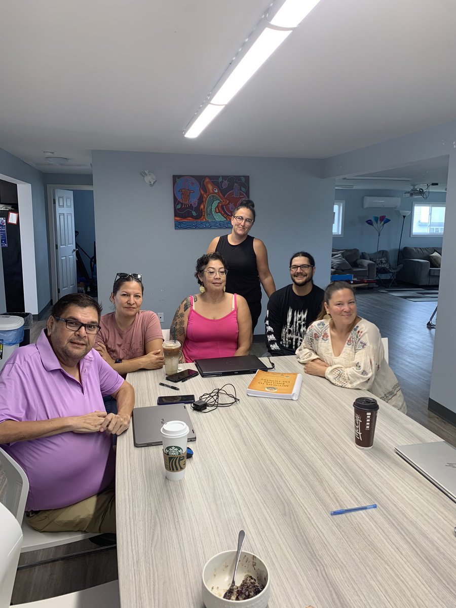 x2003wtm's tweet photo. Energized today after meeting with Mi’kmaw language teachers in community. We are working towards actions of decolonization by supporting the growth of Mi’kmaw language in schools. https://t.co/IcytgSZIL4