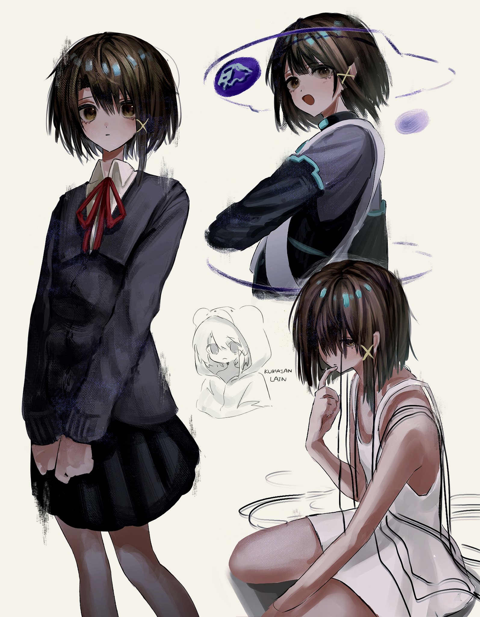 lain(玲音)レイン 1/8 サイズ PVCフィギュア(フィギュア