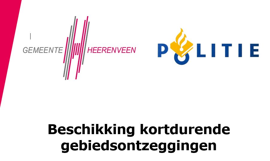 Wie in Heerenveen forse of aanhoudende overlast veroorzaakt óf een specifiek strafbaar feit pleegt dat verband houdt met de openbare orde, kan voortaan naast een proces-verbaal ook direct een individuele gebiedsontzegging krijgen van de politie, namens de burgemeester.