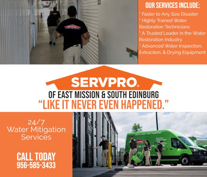 We have seen it all and done it all and can make any damage "Like it never even happened."

Have Water or Flood Damage?
Call Us Today – (956) 585-3433
servproeastmissionsouthedinburg.com/water-damage-r…