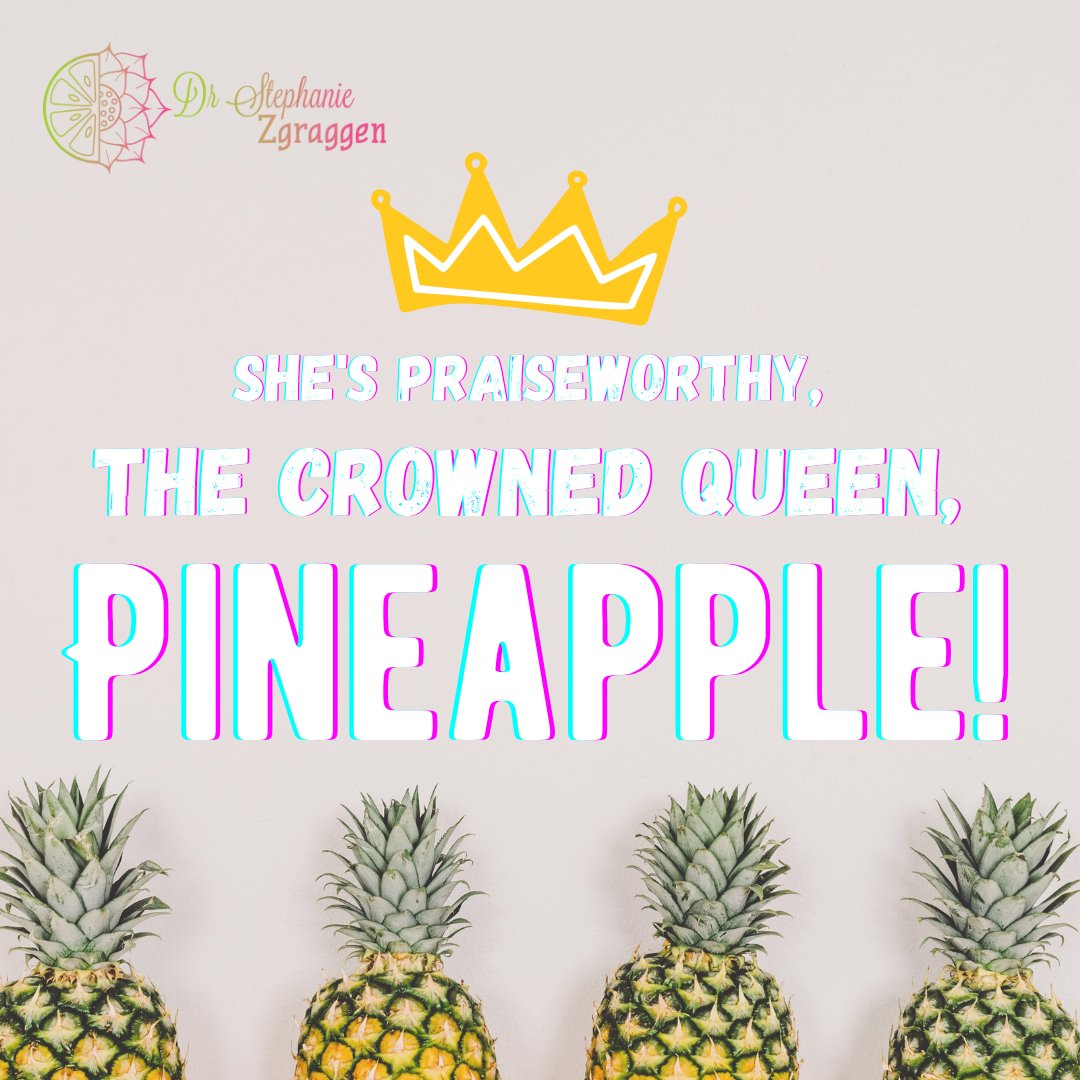 DrZgraggen's tweet photo. Let me take you on an island journey and discover what powers this crowned fruit behold along with a mouth-watering recipe!
Click the link for the article: https://t.co/UZpfYiiFsX
...
#FeatureFriday #Pinepple #ImmunoBooster #HealthyFood #Nutrition https://t.co/Mepnprvypb