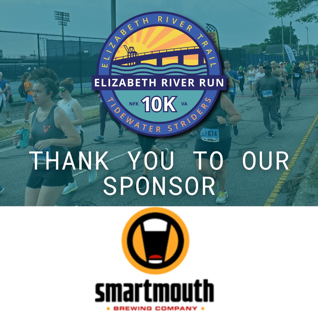 norfolkERT's tweet photo. Make the 'smart' choice and try out Smartmouth when the ERR10K is over this year! Thank you for sponsoring! #ertnorfolk #tidewaterstriders #runert #walkert #smartmouthbeer https://t.co/82QTDHNqLw
