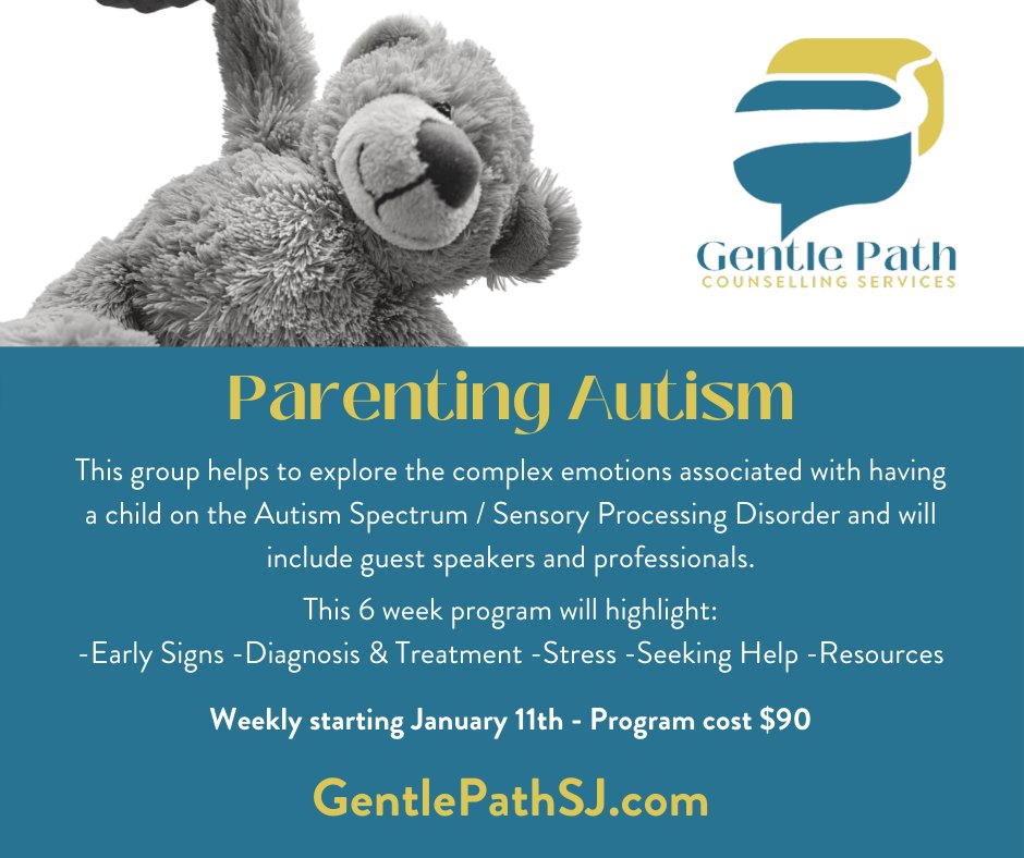 New Fall Programming, with more groups being added soon. HERE: gentlepathsj.com/group-programm…

#MentalHealth #Accessible #Affordable #ForEveryone #GentlePath #SaintJohn #Counselling #Peer