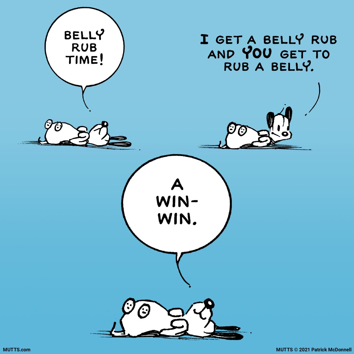 MUTTScomics's tweet photo. Happy National Dog Day! Help us celebrate by showing us your pups, and don't forget to give them some extra belly rubs from us! 
#NationalDogDay https://t.co/xYKav8NN5i